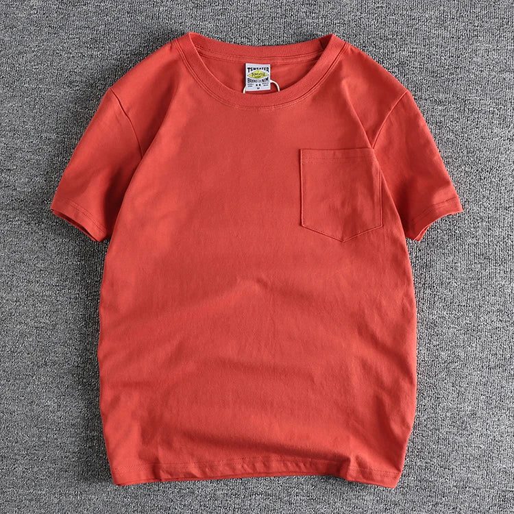 Men's Cotton Pocket T-Shirt - Basic Style