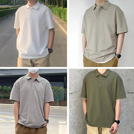 Men's Short-Sleeve Golf Polo Shirts Summer