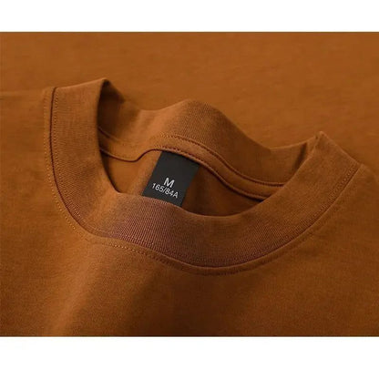 Heavy-Duty Cotton Short Sleeve T-Shirt for Men