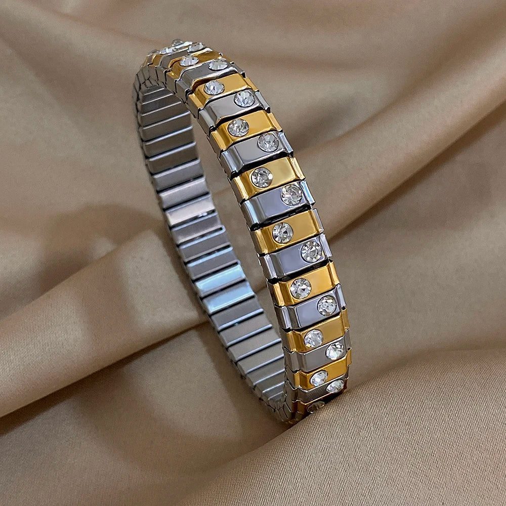 Vintage Waterproof Stainless Steel Heart Bangles