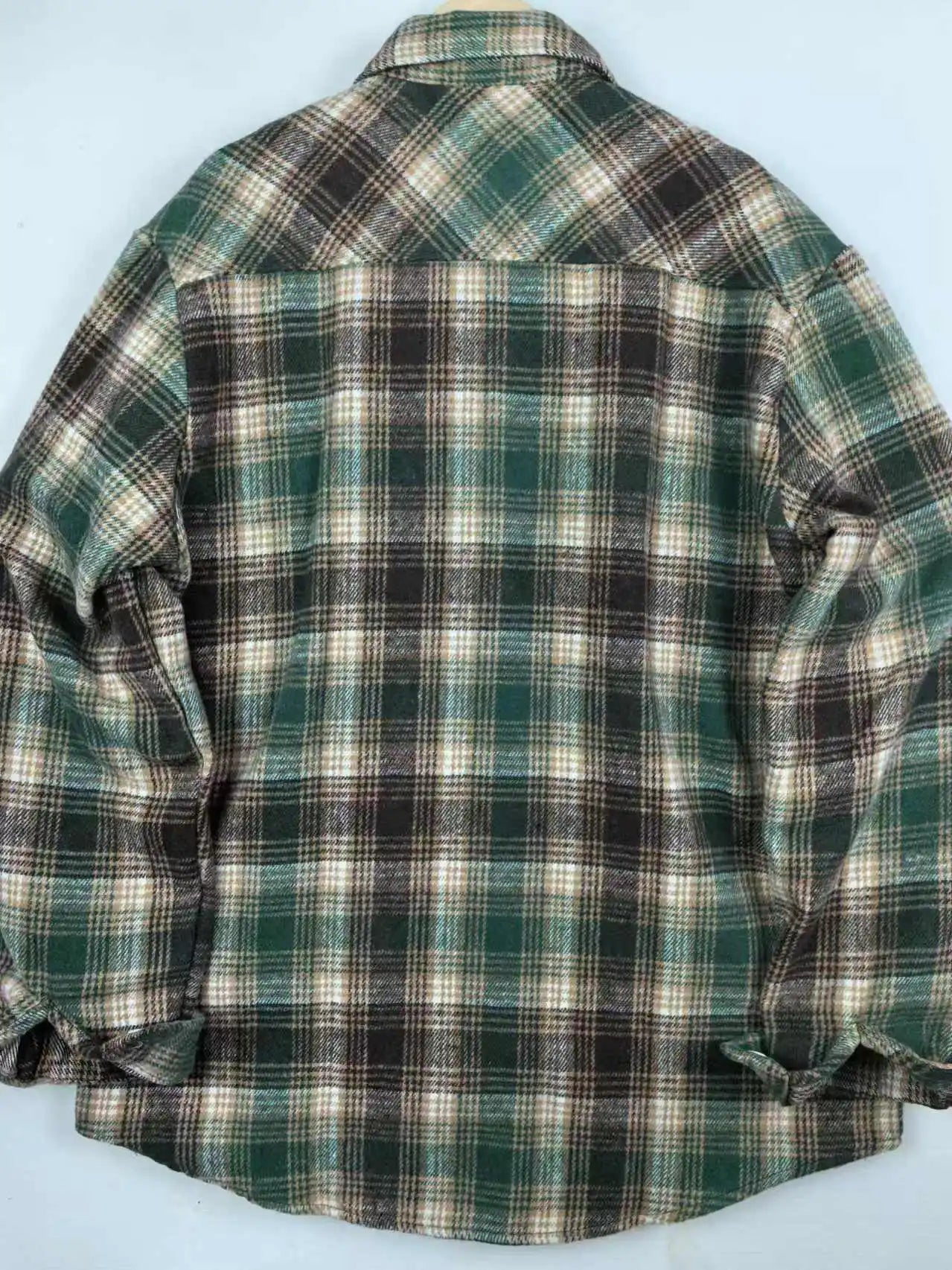 Men's Autumn Plaid Flannel Shirt Casual