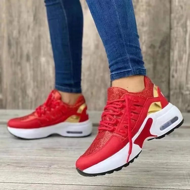 Breathable Chunky Platform Sneakers for Women
