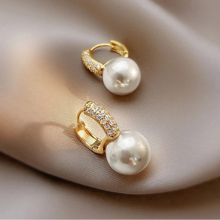 Elegant Pearl Drop Earrings for Women