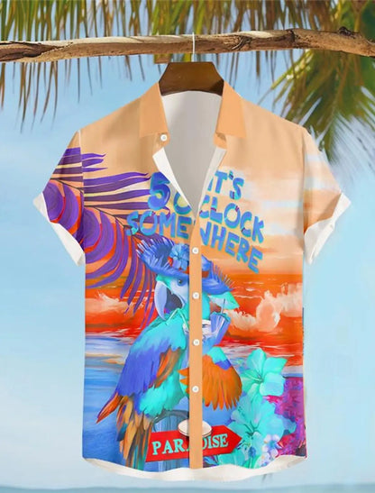 Men's Hawaiian 3D Printed Summer Shirt