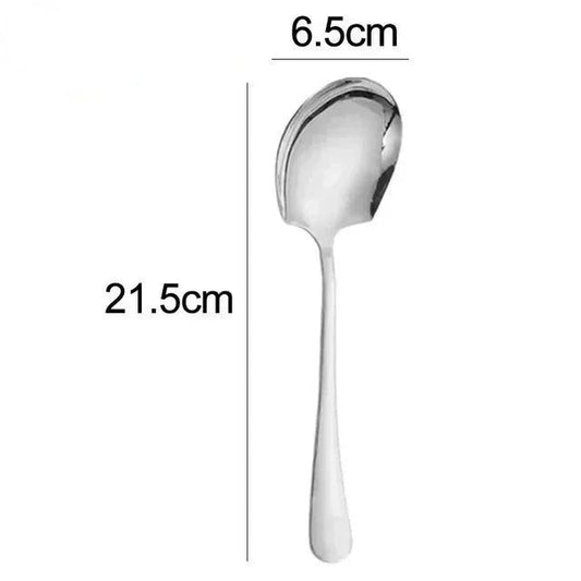 Large Stainless Steel Soup Spoons Long Handle
