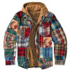 Men's Flannel Shirt Jacket with Hooded Warmth