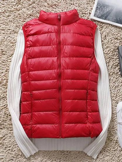 Women Lightweight Duck Down Puffer Vest