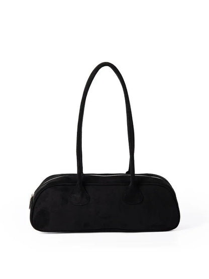 Vintage One Shoulder Suede Handbags for Women
