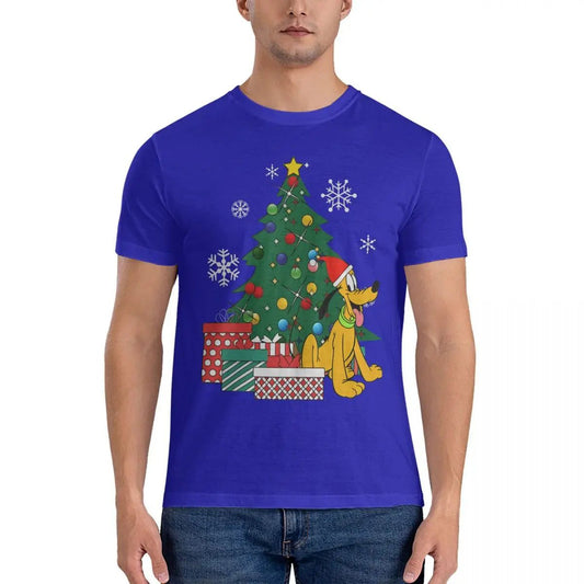 Casual Men's Christmas Tree T-Shirts 6XL