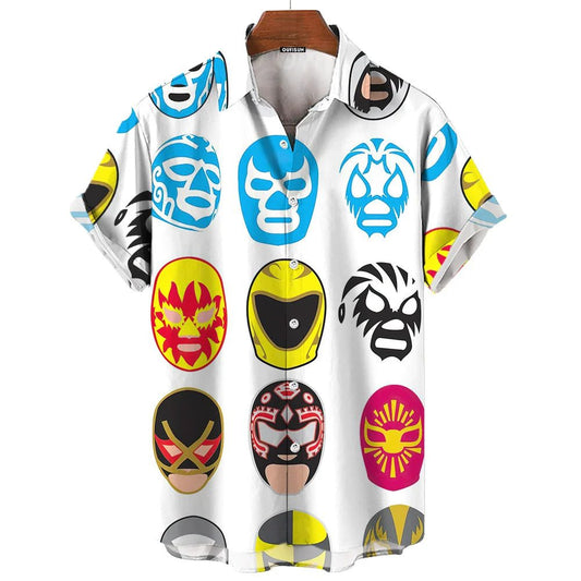 3D Printed Hawaiian Shirts for Men Summer