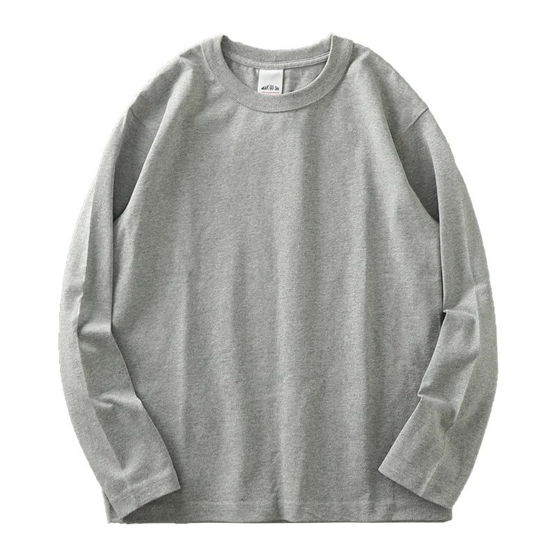 Heavyweight Cotton Long Sleeve T-Shirt for Men