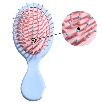 Portable Mini Detangler Hair Brush for All