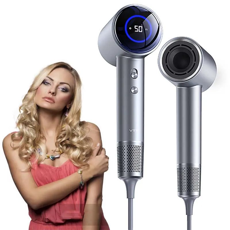 Portable High-Speed Hair Dryer with Negative Ions