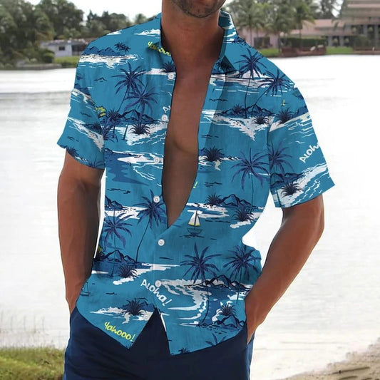 2024 Retro Hawaiian Shirt for Men