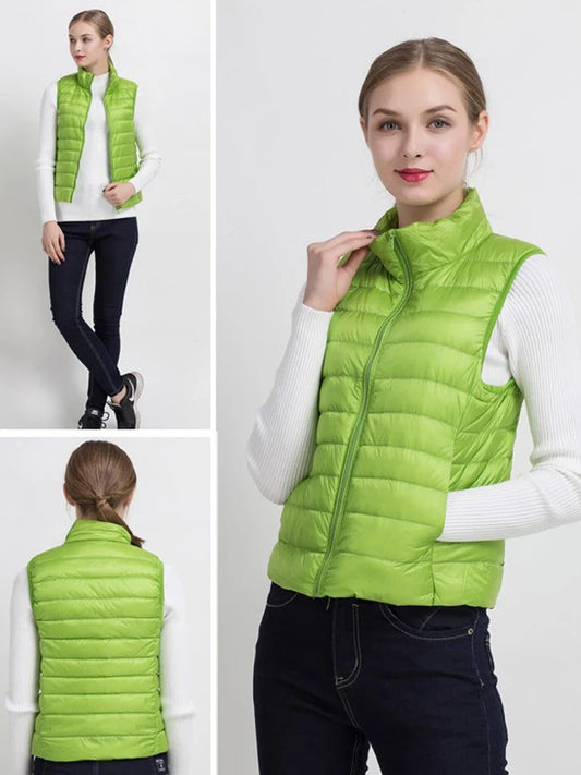Women’s Ultra Light Duck Down Vest Slim