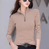 High-Quality Women's Striped Long Sleeve T-Shirt