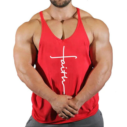 2024 Men's Cotton Gym Tank Tops