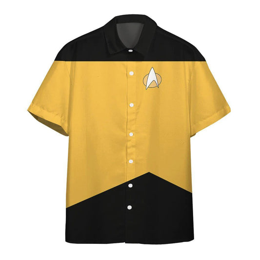 2024 Hawaiian Color Block Short Sleeve Shirt
