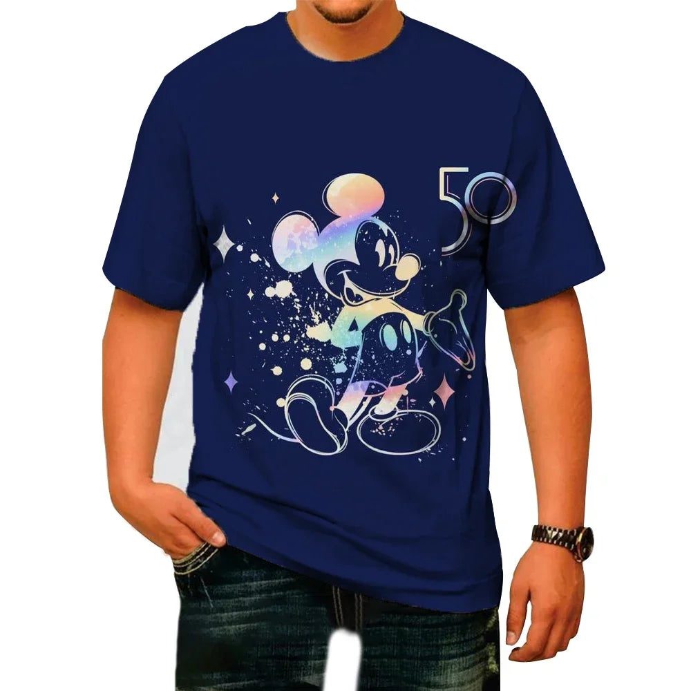 3D Printed Cartoon T-Shirts for Men Women