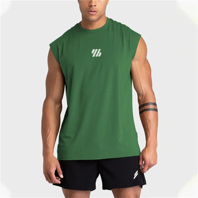 2024 Men's Quick-Dry Mesh Gym Tank