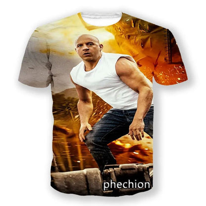 Unisex 3D Print Diesel T-Shirt for Hip Hop