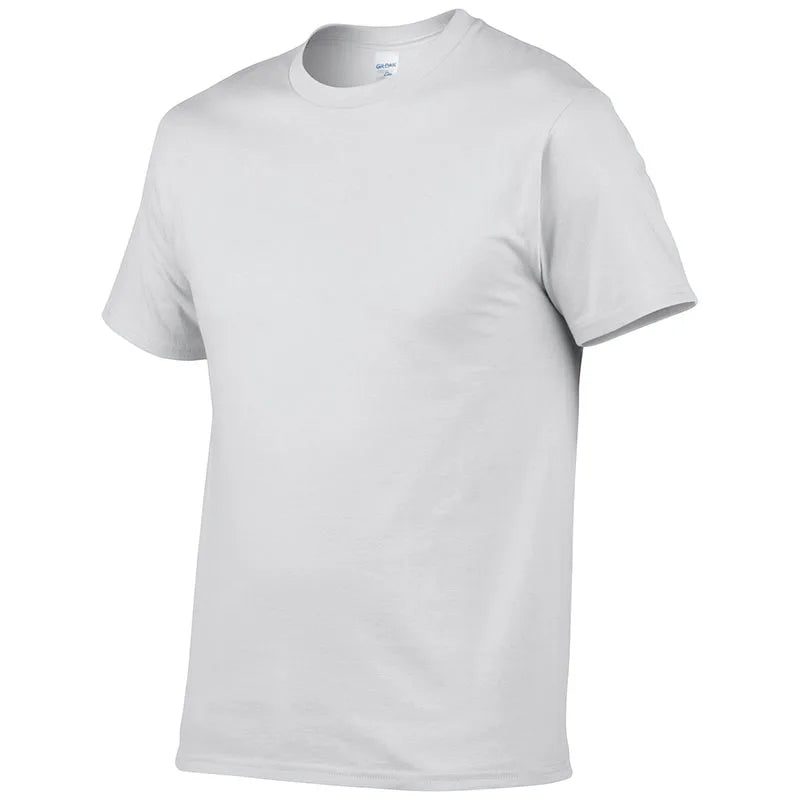 High Quality Men's Cotton Solid Color T-Shirt