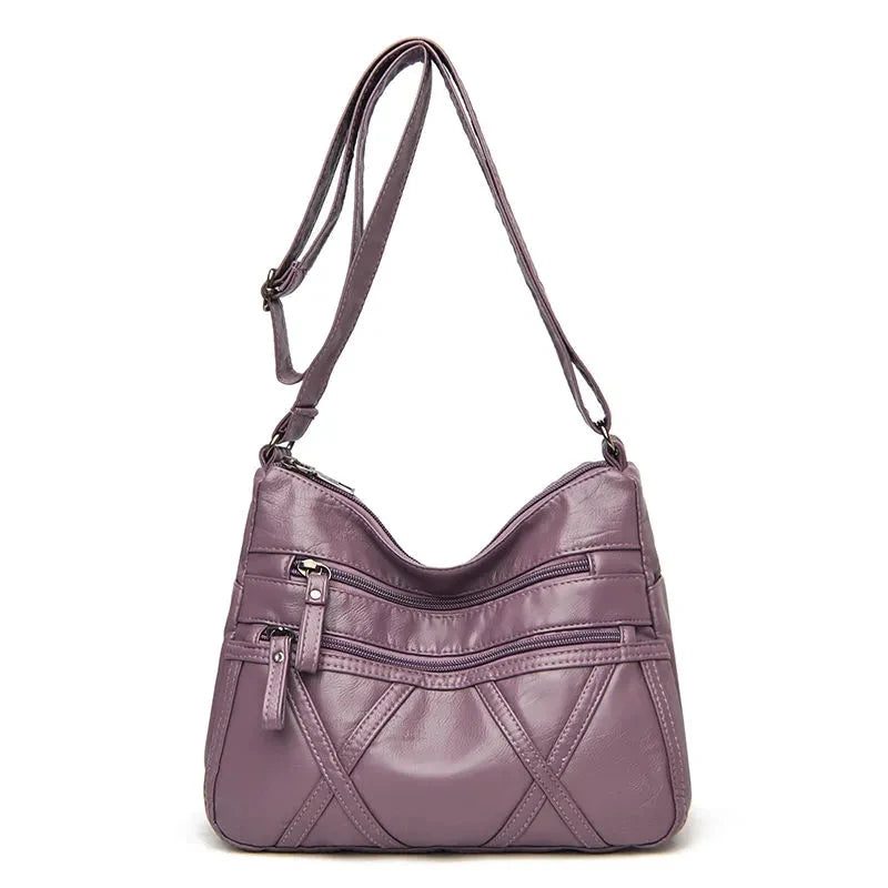 Luxury Vintage Soft Leather Crossbody Handbag