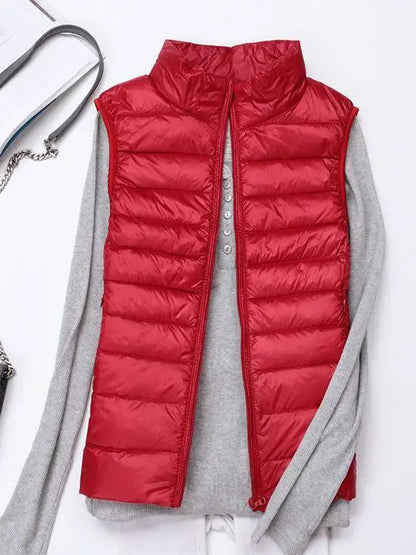 Women’s Ultra Light Duck Down Vest Slim