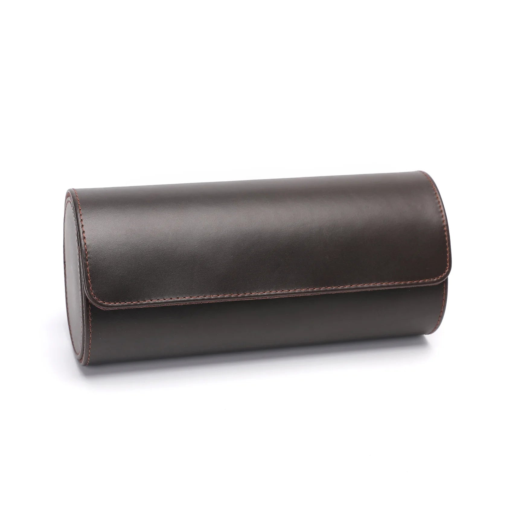 Classic Leather Watch Travel Case Organizer