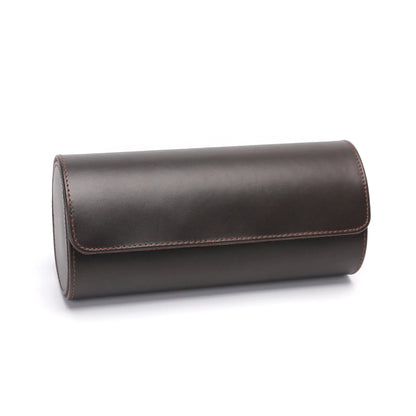 Classic Leather Watch Travel Case Organizer