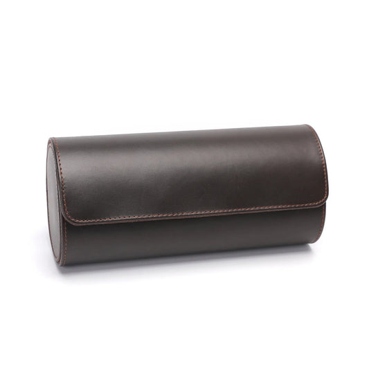Classic Leather Watch Travel Case Organizer