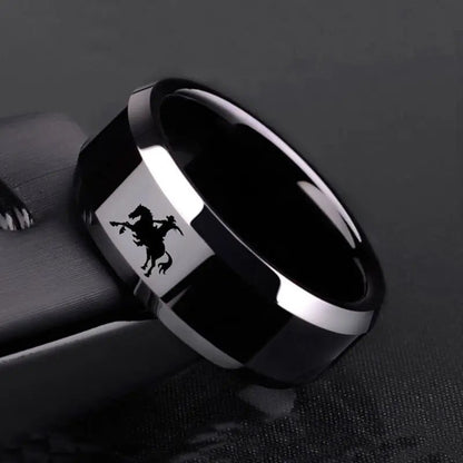 Vintage Bull Skull Men's Ring Western Jewelry