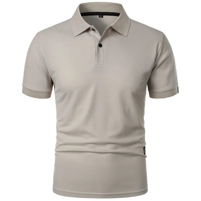 Lightweight Short Sleeve Polo Shirt for Men