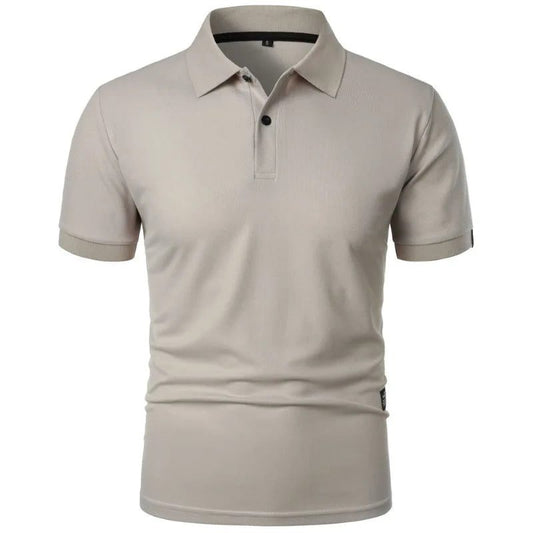 Lightweight Short Sleeve Polo Shirt for Men