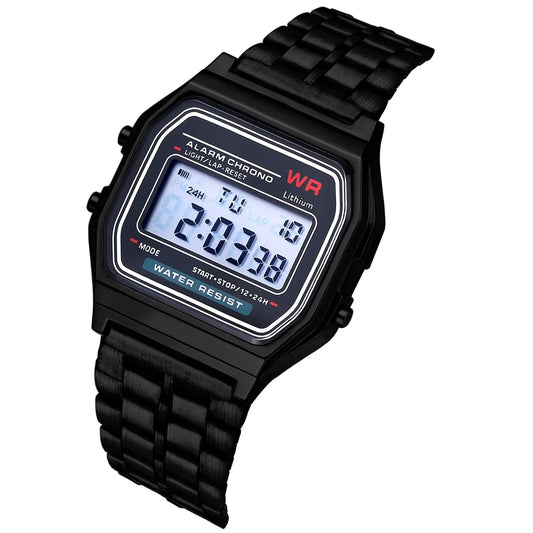 Unisex Vintage LED Digital Sports Watch