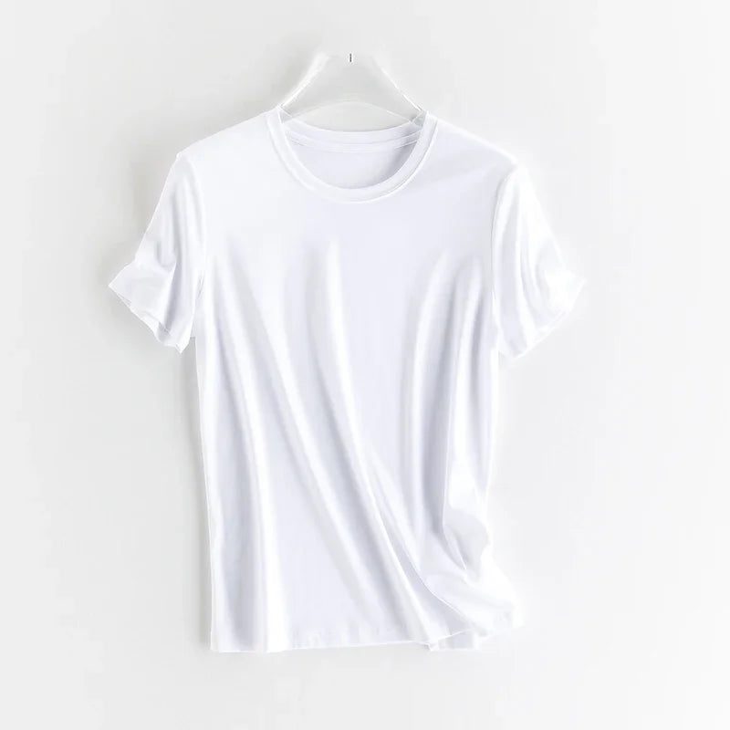 Luxury Silk Cropped T-Shirts for Women