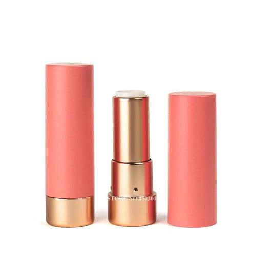 Matte Coral Orange Powder &amp; Lipstick Tubes