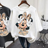 Vintage Oversized Mickey Minnie T-Shirt for Women
