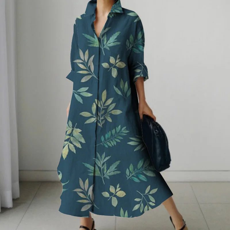 2024 Summer Hawaiian Print Women Dress Shirts