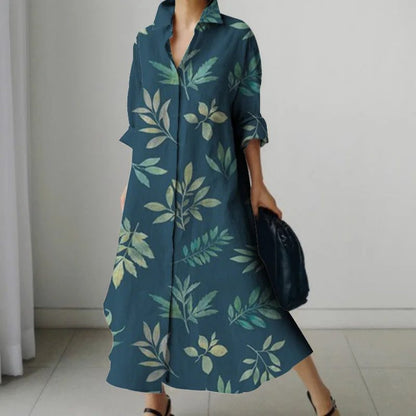 2024 Summer Hawaiian Print Women Dress Shirts