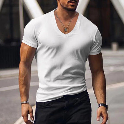Men's V-Neck Quick-Dry Summer T-Shirt