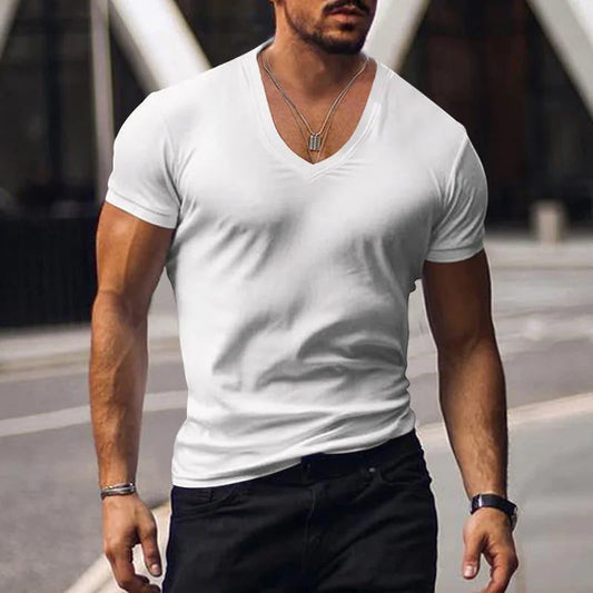 Men's V-Neck Quick-Dry Summer T-Shirt