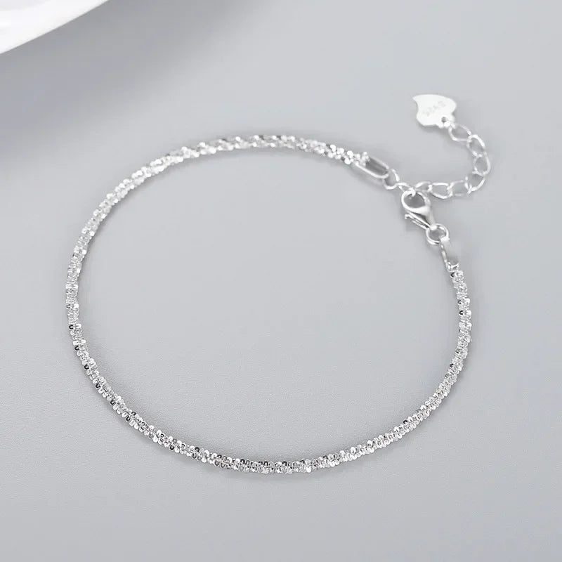 Luxury 925 Silver Pearl Bracelet for Women