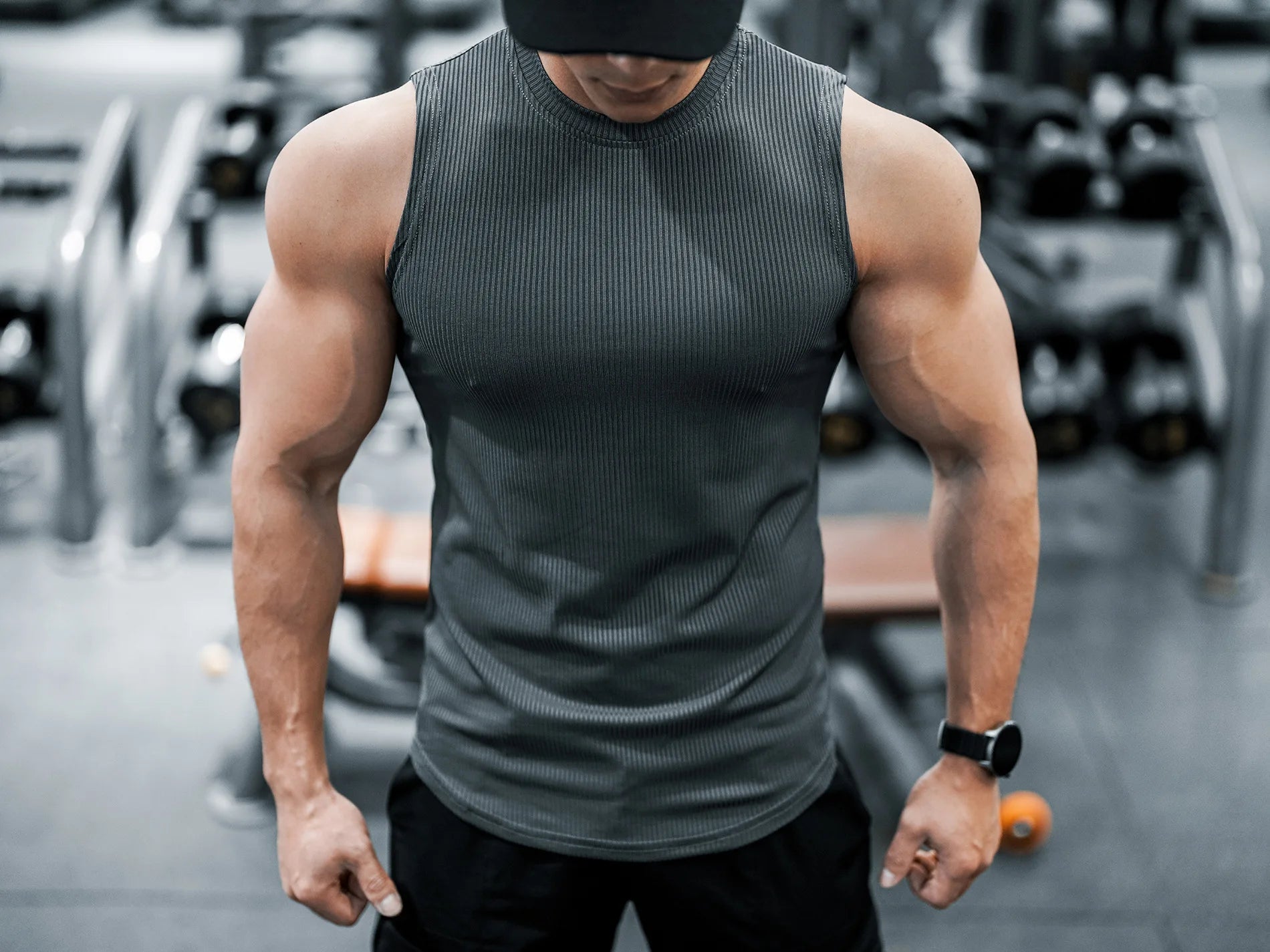 Men's Slim Fit Gym Tank Top Summer