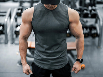 Men's Slim Fit Gym Tank Top Summer
