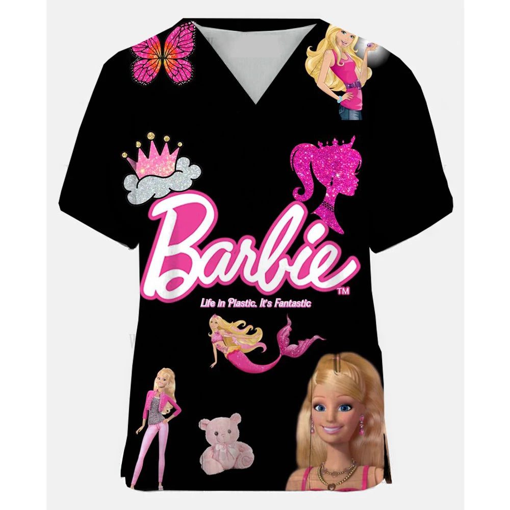 Cute Doctor Scrub Tops for Women T-Shirt