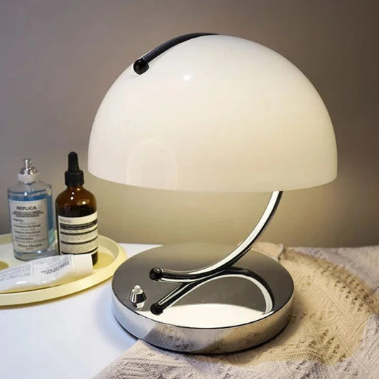 Modern Glass Small Table Lamp for Decor