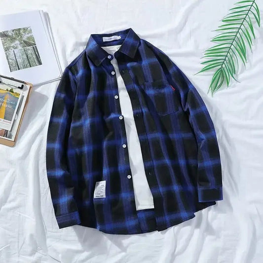 High-Quality Men's Flannel Plaid Shirt