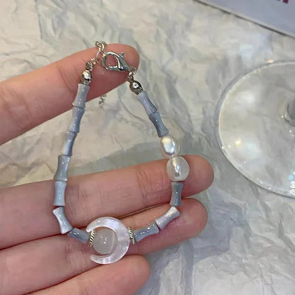 Vintage Double Layer Pearl Beaded Bracelet