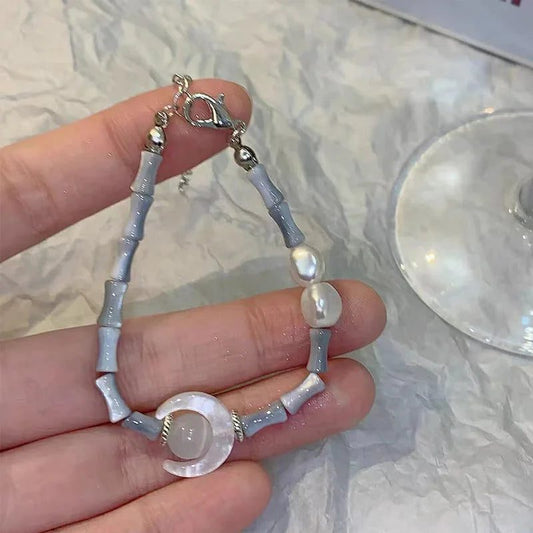 Vintage Double Layer Pearl Beaded Bracelet